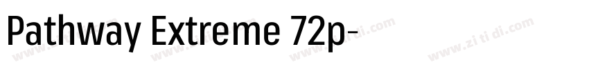 Pathway Extreme 72p字体转换
